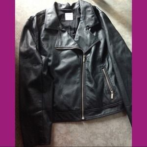 Old Navy Moto Faux Leather Jacket Bundle