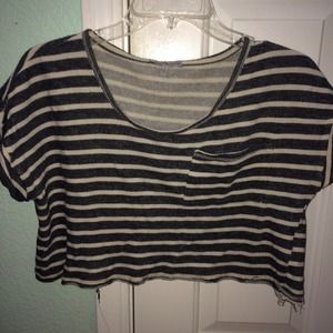 Striped crop top