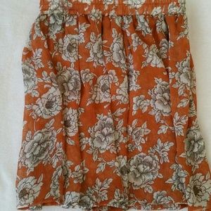 ❎SOLD❎Brandy melville floral skirt