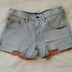 ON HOLD-----Free people denim shorts