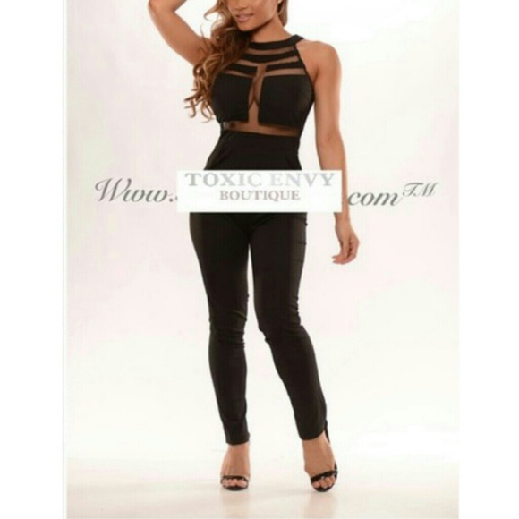 Nicole Inspired Black Sexy Jumpsuit