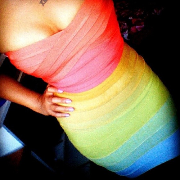 Bandage bodycon dress