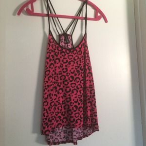 Pink cheetah tank