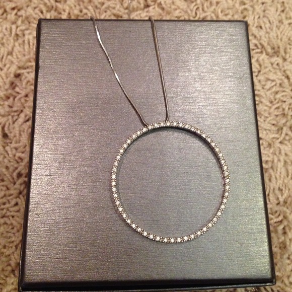 Large cubic z circle necklace from Nordstrom