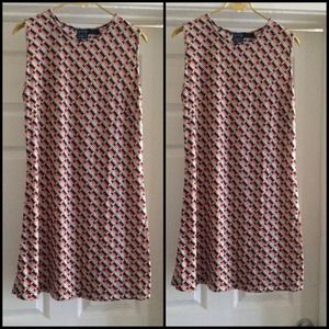 FABULOUS MODCLOTH ORIGINAL GEO PRINT DRESS