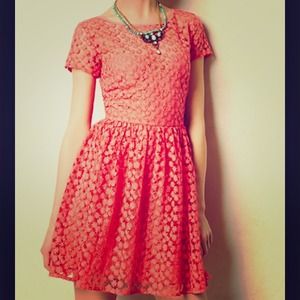 Nicole miller stitched blossom dress anthropologie