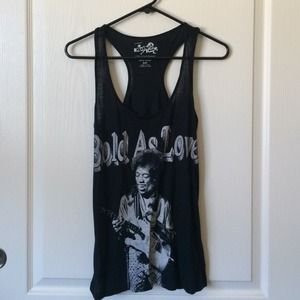 Printed racer back tank