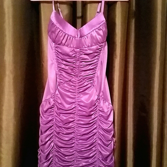 Sexy Bebe purple gold dress M