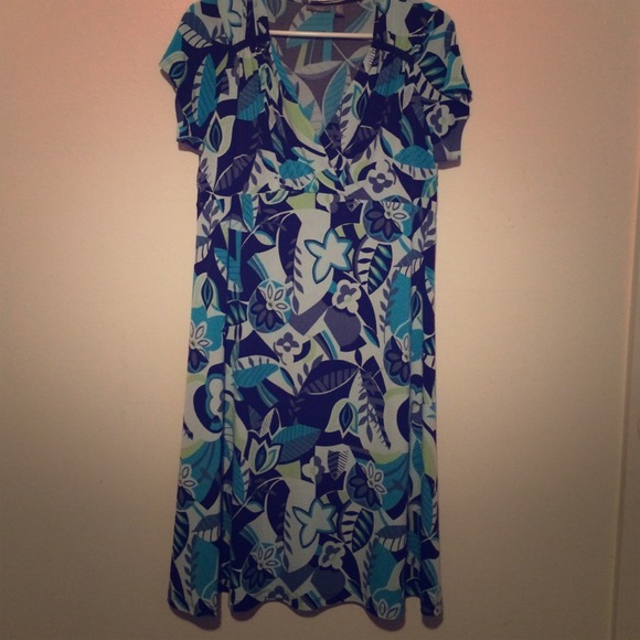 Cute blue black dress