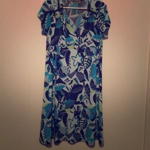 Cute blue black dress