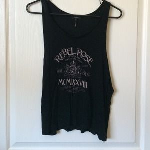 Black printed tank