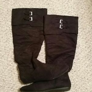 Knee High Suede Boots