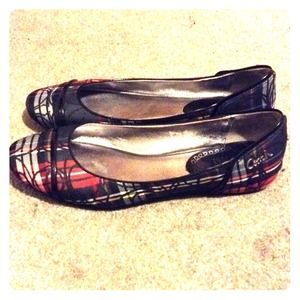 Authentic COACH Plaid Flats