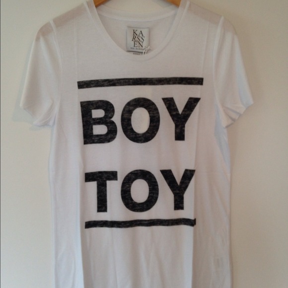 Zoe Karssen Tops - Zoe Karssen "boy toy" tee