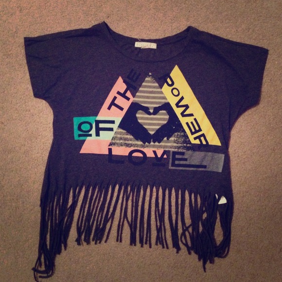 Graphic crop top