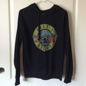 Printed pullover hoodie