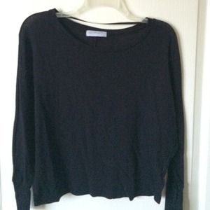 Black long-sleeved tee