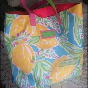 Lilly Pulitzer Print Tote Bag
