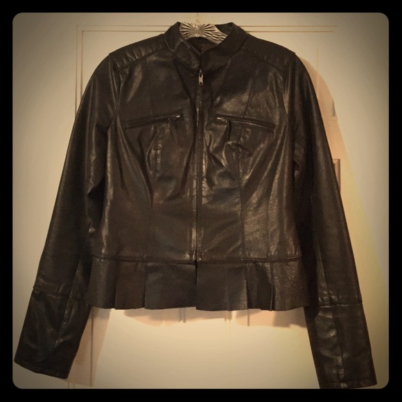 Arden B leather jacket Sz small
