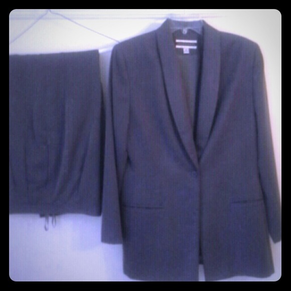 Gray suit