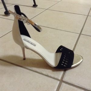 Fabulous pair black and white high heels *sale**