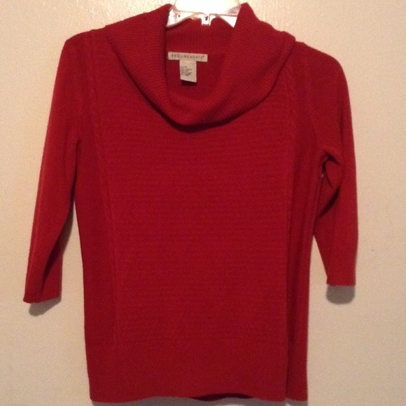 Nice red sweater