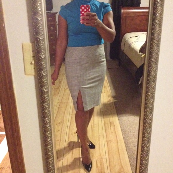 EXPRESS front split skirt