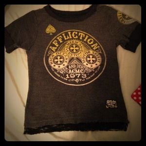 Affliction sweater tee