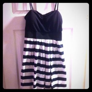 Black and white dress