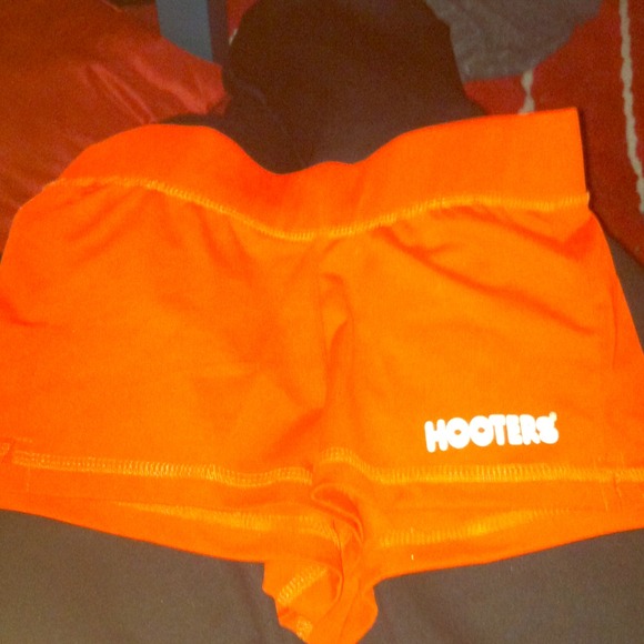 Authentic Hooters spandex shorts size XXS