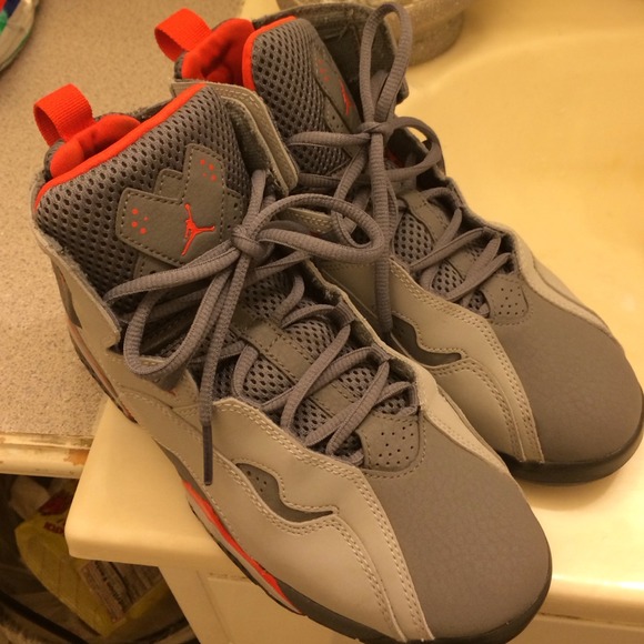 Jordan's orange and grey