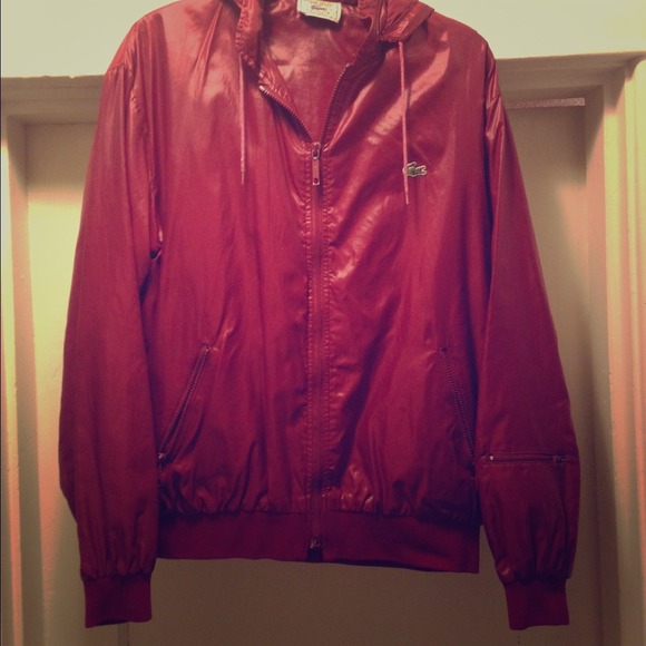 Vintage Lacoste Hooded Windbreaker