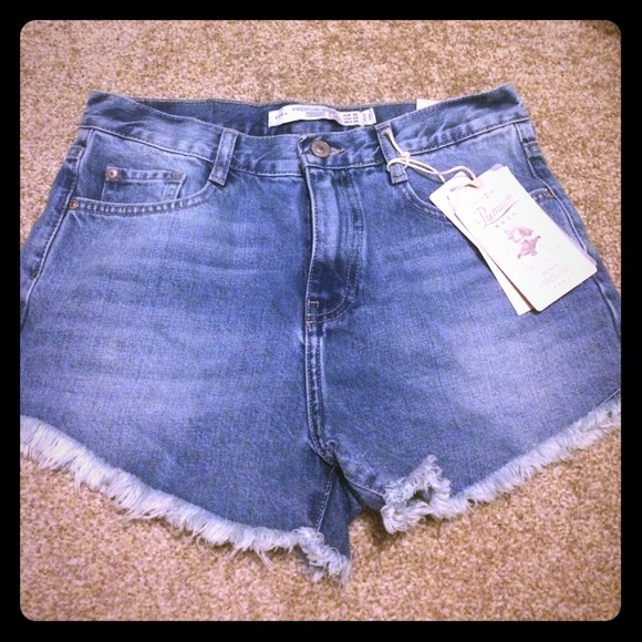 Zara high waist shorts