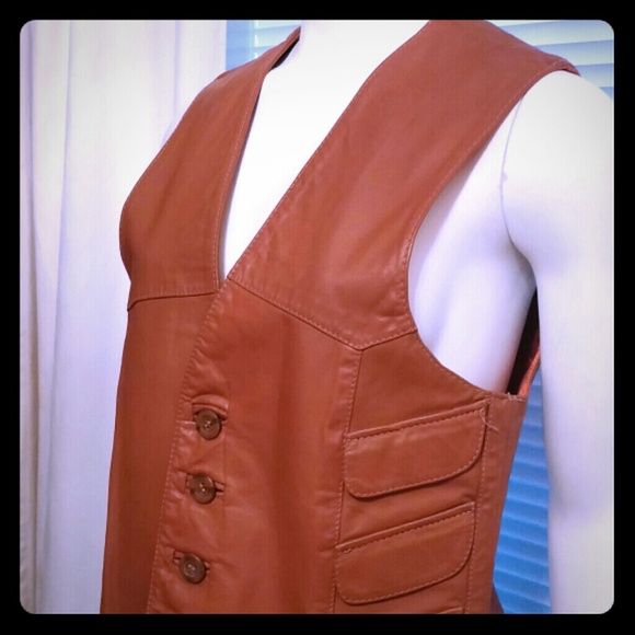 ❌SOLD❌ Vintage OUI InternationaL Leather Vest
