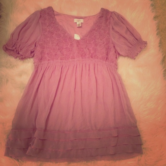 Lavender tunic from LOFT NWT
