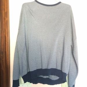 Oversized striped sweater