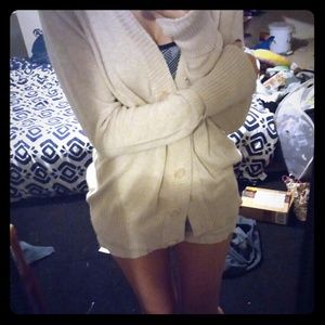 Faded glory beige comfy cardigan