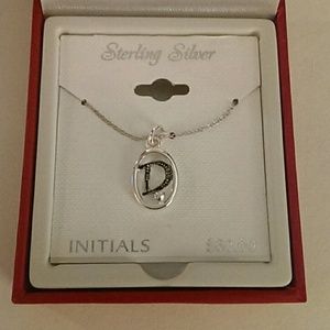 Sterling Silver Initial Necklace