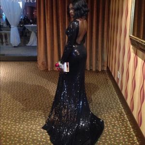 Black Prom dress PRICE Slightly negotiable!