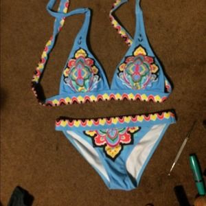 Tribal print bikini