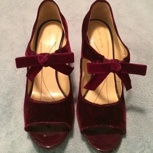 Kate Spade Velvet Heels