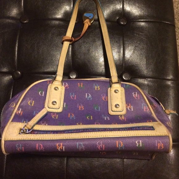 Purple Dooney & Bourke purse