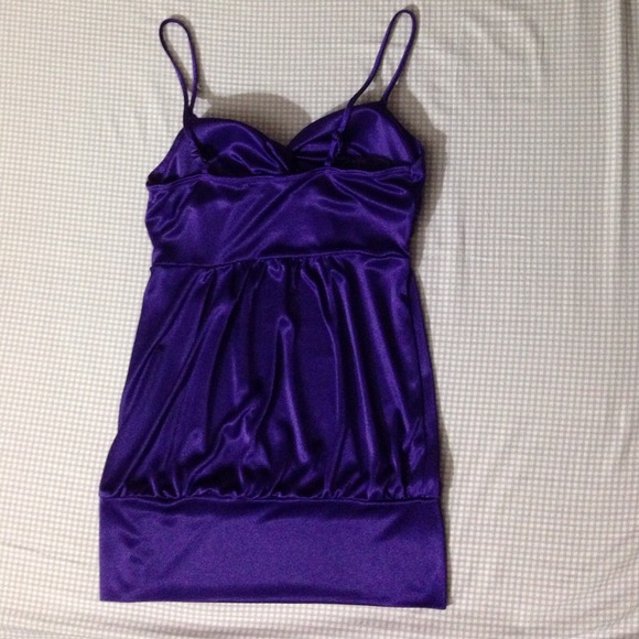 Dark purple sweetheart top - Picture 2 of 2