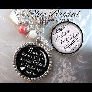 Bridesmaid or maid of honor personalized wedding