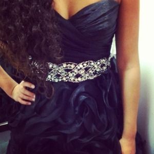 Elegant Black Prom Dress