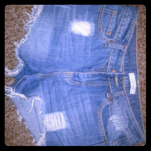 Jean shorts high wasted