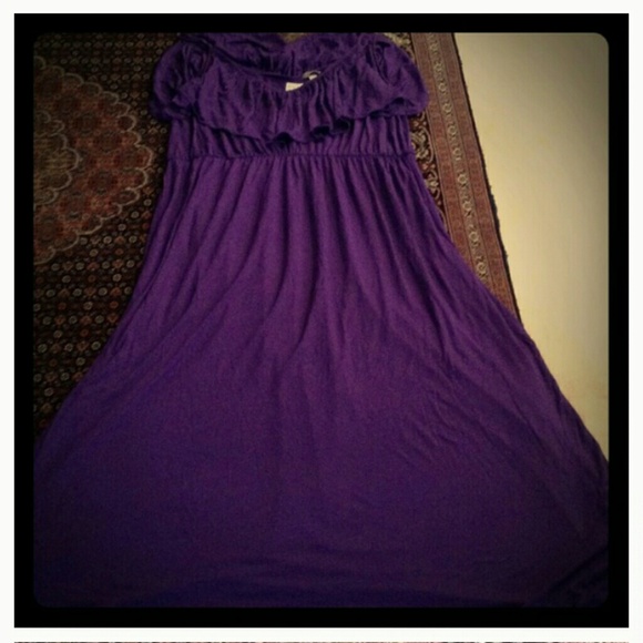 Reposhed purple H&M maxi dress brand new with tags