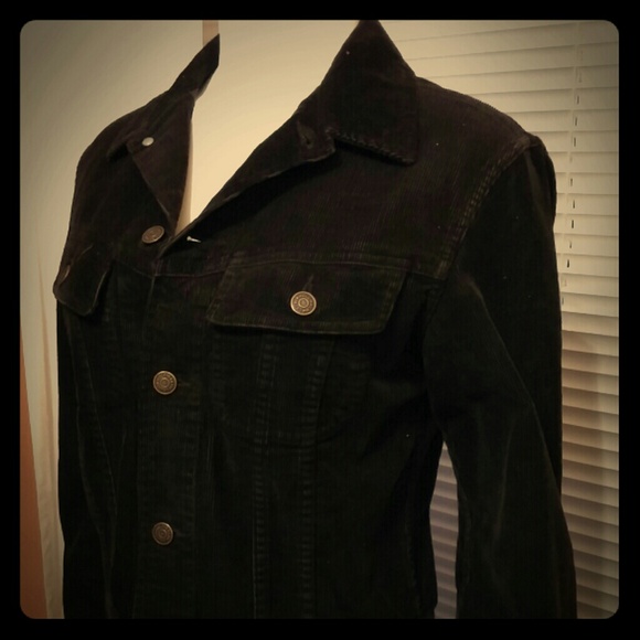 ❌SOLD❌Polo Sport Black Corduroy Jacket - Picture 1 of 2
