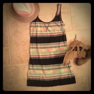 Aztec print dress