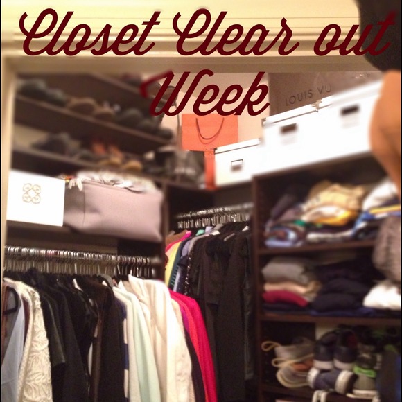 CCO week. Help me clear out my closet!!